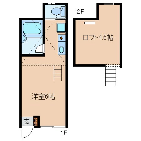 メゾネート上松の物件間取画像